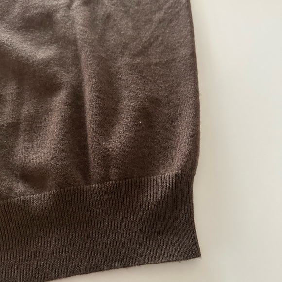 Nili Lotan Cashmere Turtleneck Sweater Chocolate Brown S Knit - Picture 5 of 7